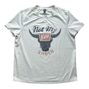 Emery Rose Women’s shirt size Medium This‎ isn’t my first rodeo western cowboy